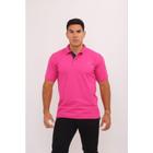 Camisetas gola polo piquet masculina P M G GG