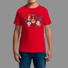 Camisetas Infatil Básica Casual Estilosa Gola Redonda Tigre Plant