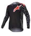 Camisola Alpinestars Youth Racer North Preta/Vermelha Neon Ym