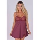 Camisola Com Renda Luxo Sensual Lingerie Romantica