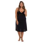 Camisola Curta Liganete Com Renda Sepie 2367 Plus Size