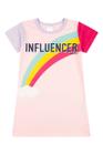 Camisola Feminina Infantil Influencer - Rosa Bebe