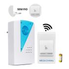 Campainha Residencial Wireless Sem Fio Resistente Água