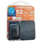 Campainha sem Fio Qc1 Bivolt 52 Toques Preta - QUALITRONIX