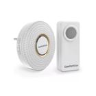 Campainha Wireless Sem Fio Preta Bivolt Casa Comfort Door