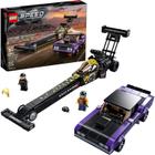 Campeões de velocidade da LEGO Mopar Dodge//SRT Top Fuel Dragster e 1970 Dodge Challenger T/A 76904 Building Toy Nova 2021 (627 Peças)