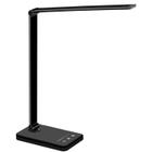 candeeiro de mesa LED de proteção ocular com carregador sem