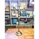 Candelabro Classico 05 Pontas Maior Dourado Design Formosa