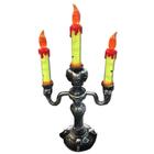 Candelabro Noites do Terror Halloween Luz Bruxas 35cm