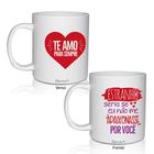 Caneca 300 Ml Policarbonato Namorados Te Amo Para Sempre