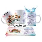 Caneca 325ml Aquarela Dia Dos Professores Obrigada