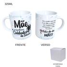 Caneca 325ml Dia das Mães - Mãe E Também Cuidadora de Idosos