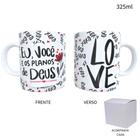 Caneca 325ml Dia Dos Namorados Eu, Você E Os Planos De Deus