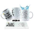 Caneca 325ml Dia Dos Pais Mãozinhas Eu Faço Filhos Incríveis