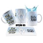 Caneca 325ml Dia Dos Pais Mãozinhas Eu Faço Filhos Incríveis