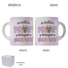 Caneca 325ml Dia Dos Professores Prof Português Corujinhas