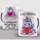 Caneca 325Ml Engraçada Arte Do Insulto