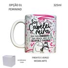 Caneca 325ml Flork Profissões Cabeleireira Cabeleireiro