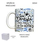 Caneca 325ml Flork Profissões Odontologia Dentista