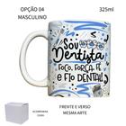 Caneca 325ml Flork Profissões Odontologia Dentista