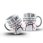 Caneca 325ml Flork Te amo mesmo com suas flatulências