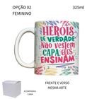 Caneca 325ml Flork V2 Professor Heróis de verdade não vestem