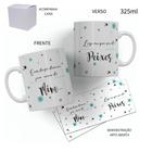 Caneca 325ML Frases Signos Minimalista Com Caixa