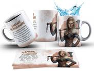 Caneca 325ml Lagertha Vikings Dia Das Mulheres