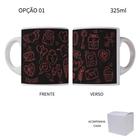 Caneca 325ml Namastê Yoga Mandala Com Caixa