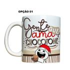 Caneca 325ml Natal Gente que ama (panetone ou chocotone)