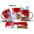 Caneca 325ml Palhaços, Bonecas Dia Das Bruxas Halloween