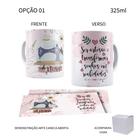 Caneca 325ml Profissões Artesã