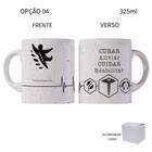 Caneca 325ml Profissões Fisioterapeuta