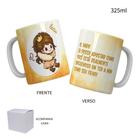 Caneca 325ML Signos Chibi Áries Touro Gêmeos Câncer Leão etc