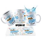 Caneca 325ml Uso Exclusivo Do Melhor Dindo Do Mundo - LARANJA E MIMOS