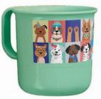 Caneca 350ml Verde Filhotes Cachorro Tupperware