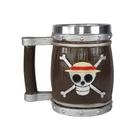 Caneca 3D Barril Skull- One Piece 