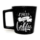 Caneca 3D Buck 390Ml Preta Personalizada Café Presente Homem Amigo Criativo Diferente - ZAZPI