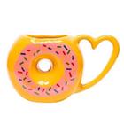 Caneca 3D Donut Cerâmica 200Ml