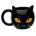 Caneca 3D Gatinho Preto 300 Ml Caneca Cerâmica Gato Preto