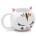 CANECA 3D GATO LISTRADO CERÂMICA 300ml BROGLIO