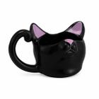 CANECA 3D GATO PRETO CERÂMICA 260ml BROGLIO