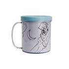 Caneca Acrilica para Colorir ou colocar Fotos 300ml - AZUL BEBÊ