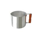 Caneca Alumínio Leiteira Canecão Fervedor Cabo Madeira 1,8 L - CDB aluminio