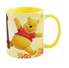 Caneca Amarela Personalizada Ursinho Amarelo Comedor de Mel - GMH Prod. Serv. e Repr.