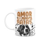 Caneca - Amor de quatro patas - Cachorro São Bernardo - JPS INFO