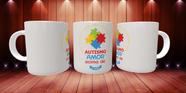 Caneca Autismo Amor Acima de Tudo Presente Porcelana 325ml