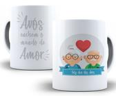 Caneca avós enchem o mundo de amor feliz dia dos avós