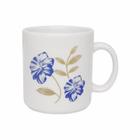 Caneca Azul Perfeito Oxford Cerâmica Estampada 270ml