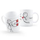 Caneca Mimo Pra Você Meme Erótico Engraçado Bonequinhos Casal Namorados  Xícara Cerâmica 350ml